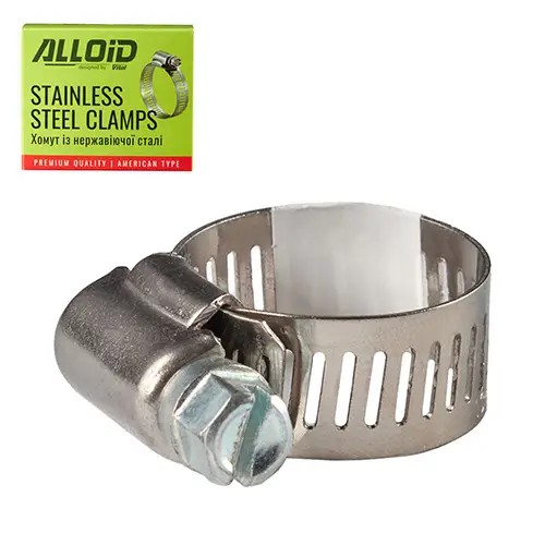 Хомут з нержавіючої сталі Alloid 13-23 W2 8 (175206)