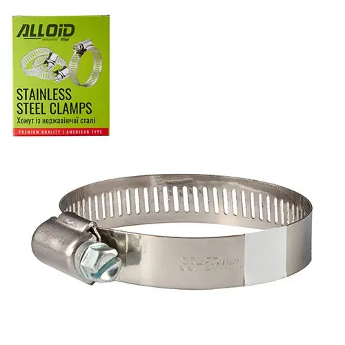 Хомут з нержавіючої сталі Alloid 33-57 W2 28 (175206)