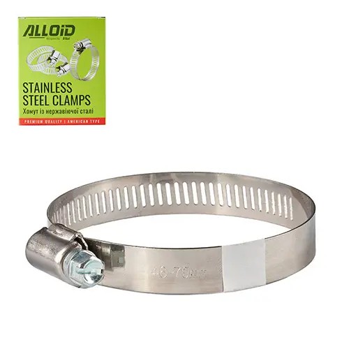 Хомут з нержавіючої сталі Alloid 46-70 W2 36 (175206)