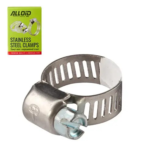 Хомут міні з нержавіючої сталі Alloid 6-16 W2 4 (175206)