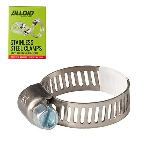 Хомут міні з нержавіючої сталі Alloid 12-22 W2 8 (175206)