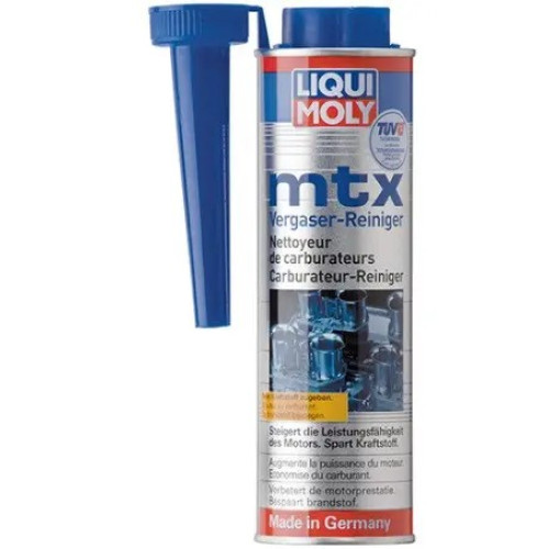 Присадка очисник в бак форсунок та карбюратора, для турбо та каталізатора LIQUI MOLY MTX Vergaser Reiniger 300 мл